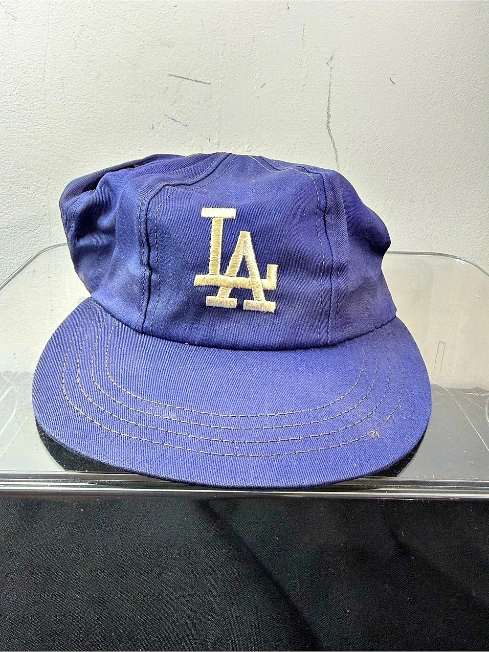 Vintage LA Dodgers MLB Baseball Cap Blue Green Underbrim Size Large